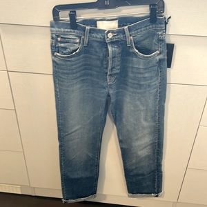 NWT Mother cropped jean